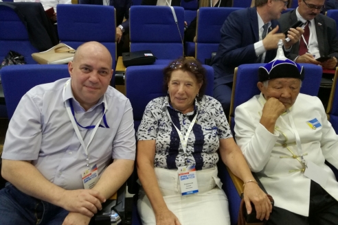 На пленарном заседании КОНГРЕССА НАРОДОВ РОССИИ, 18 июля 2018 года